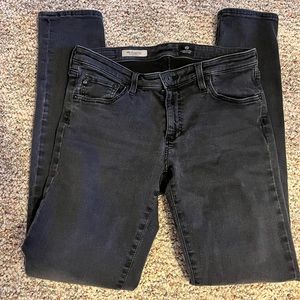 AG Black 30R Skinny Jeans